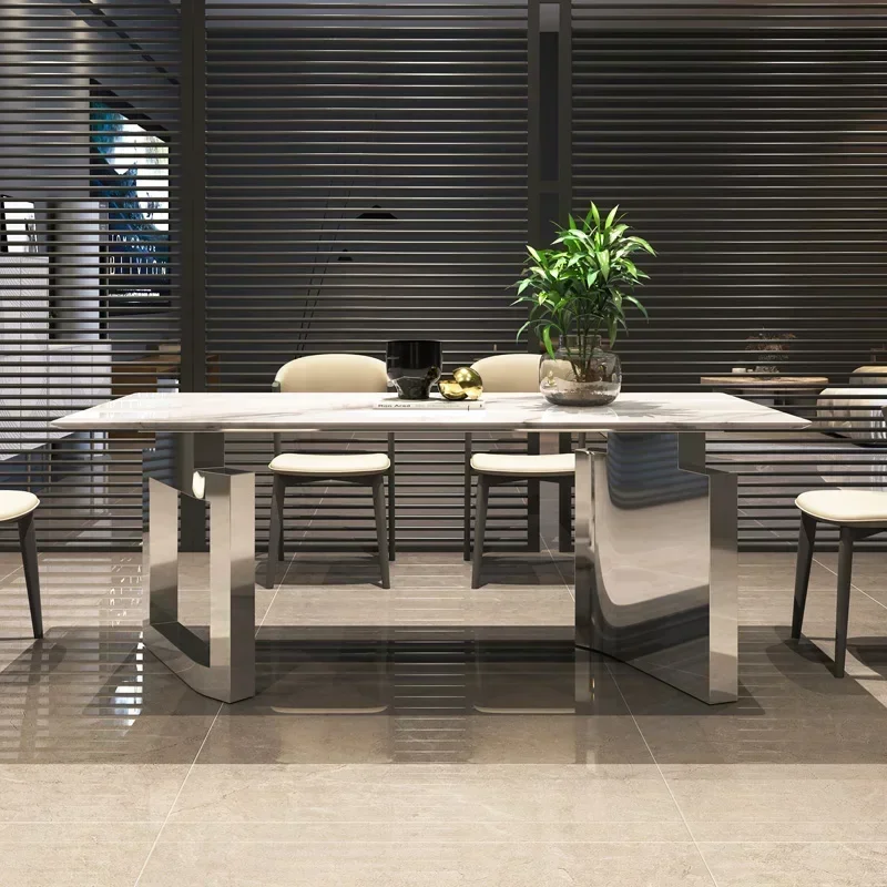 Mesa de centro para balcón, mesa de cocina de mármol de lujo, mesa de estudio, mesa de comedor, mesa de conferencias, mesa plegable, mesas y sillas de comedor