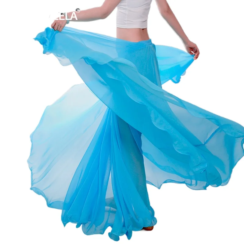 2023 Belly Dance Skirt New Bottom Half-length Skirt Oriental Dance Skirt 720 Degree Large Skirt 6020