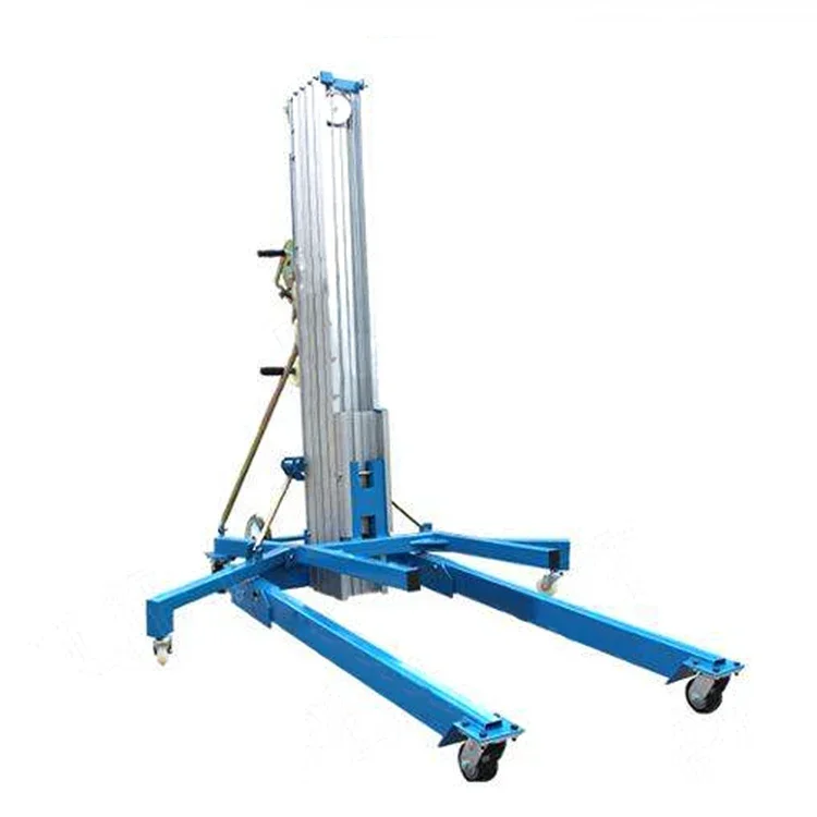 رافعة شوكية يدوية من مادة مكدس الألومنيوم LGA #5