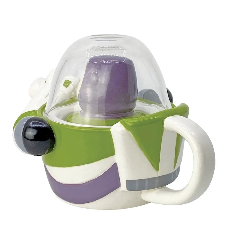 Disney Toy Story Teapot Mug Set Buzz Lightyear Cup Ceramics Anime Tea Pot Glass Set Creative Decorations Birthday Christmas Gift