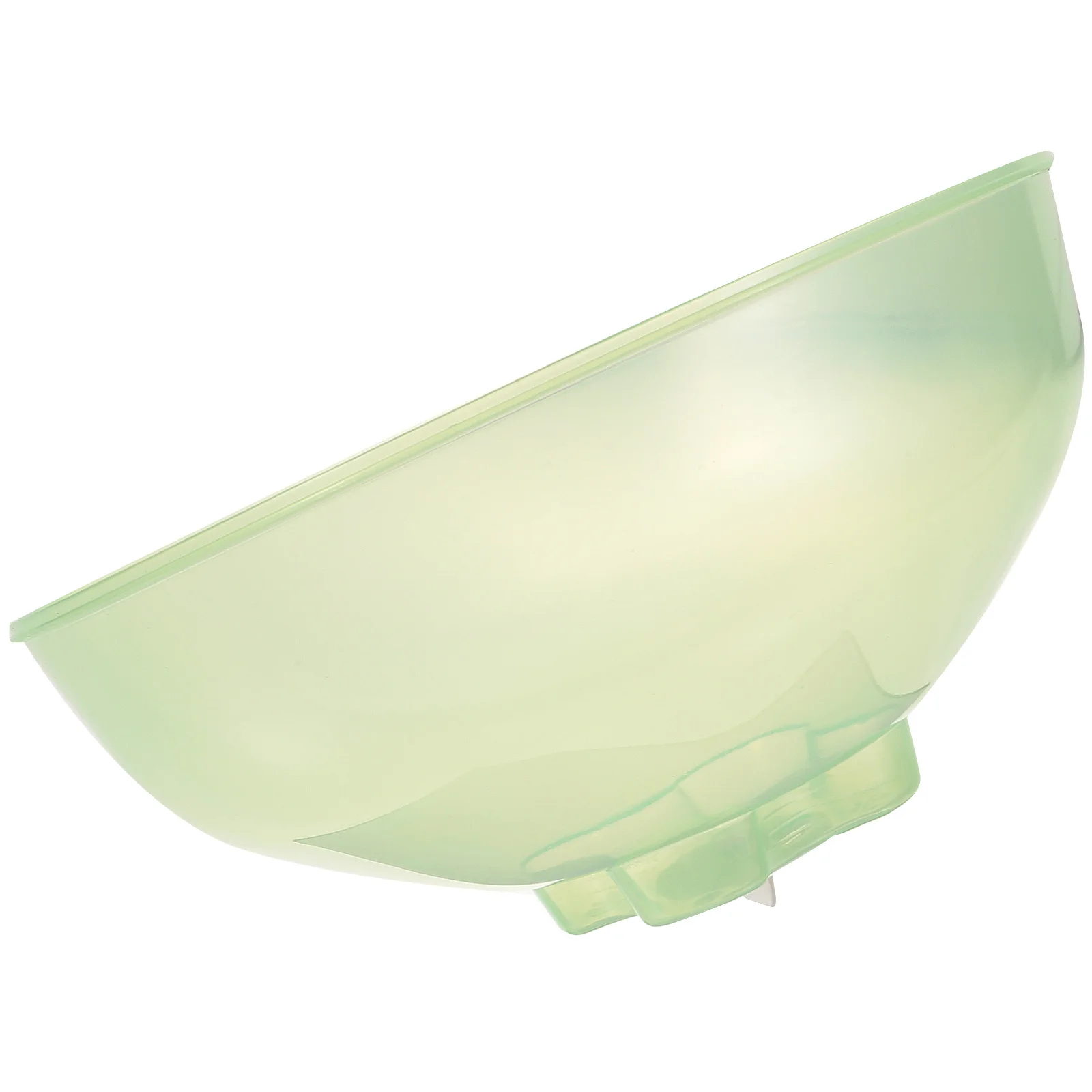 

Green Microwave Plate Cover Large Transparent Food Lid Splatter Protection Easy Clean Space Saving Home Essential