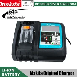 Makita 18V Li-ion Battery DC18RC Charger with LED Display Makita Power Tool 14.4V 18V Bl1830 Bl1430 Electric Power 3A Charging