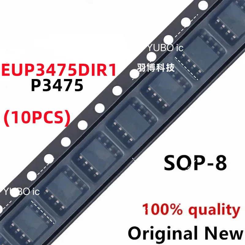 

(10piece)100% New EUP3475DIR1 EUP3475 P3475 sop-8 Chipset