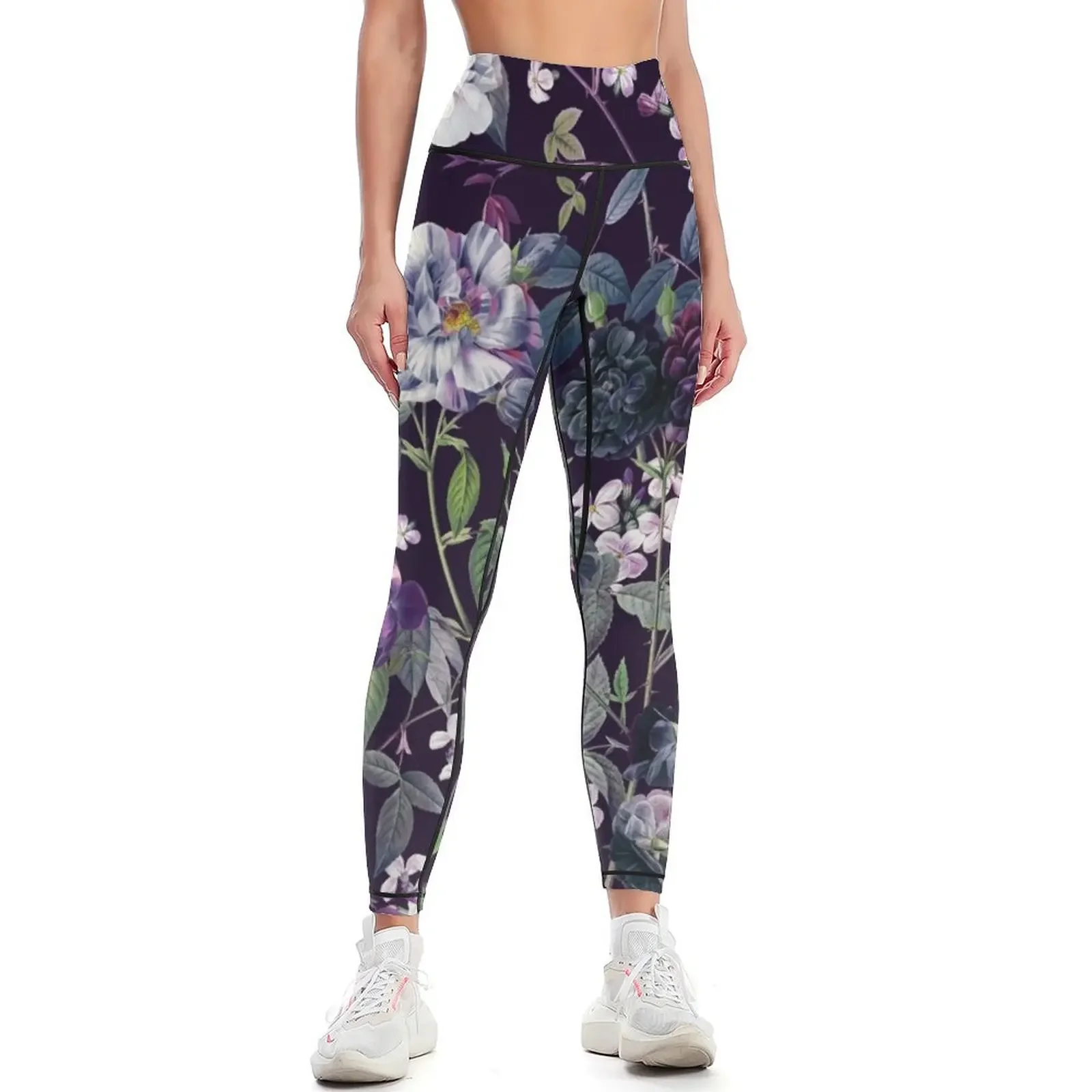 

Rose Garden - Night II Leggings jogging pants legings for fitness Women's sports pants Women sportwear Womens Leggings