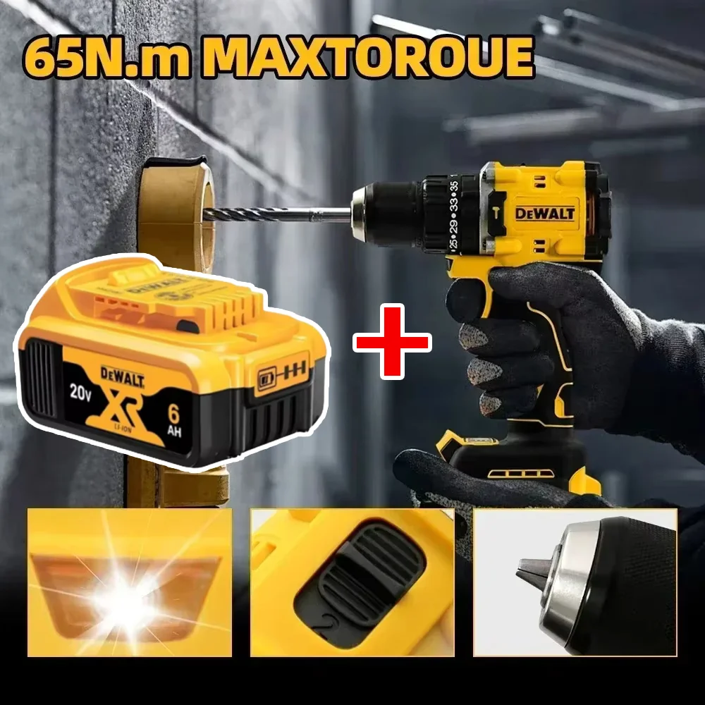 DEWALT DCD805 20 В Высокопроизводительная бесщеточная аккумуляторная ударная дрель и отвертка — идеально подходит для Pros и DIYers DEWALT DCD805 20 В Высокопроизводительная бесщеточная аккумуляторная ударная дрель и отвертка — идеально подходит для Pros и DIYers