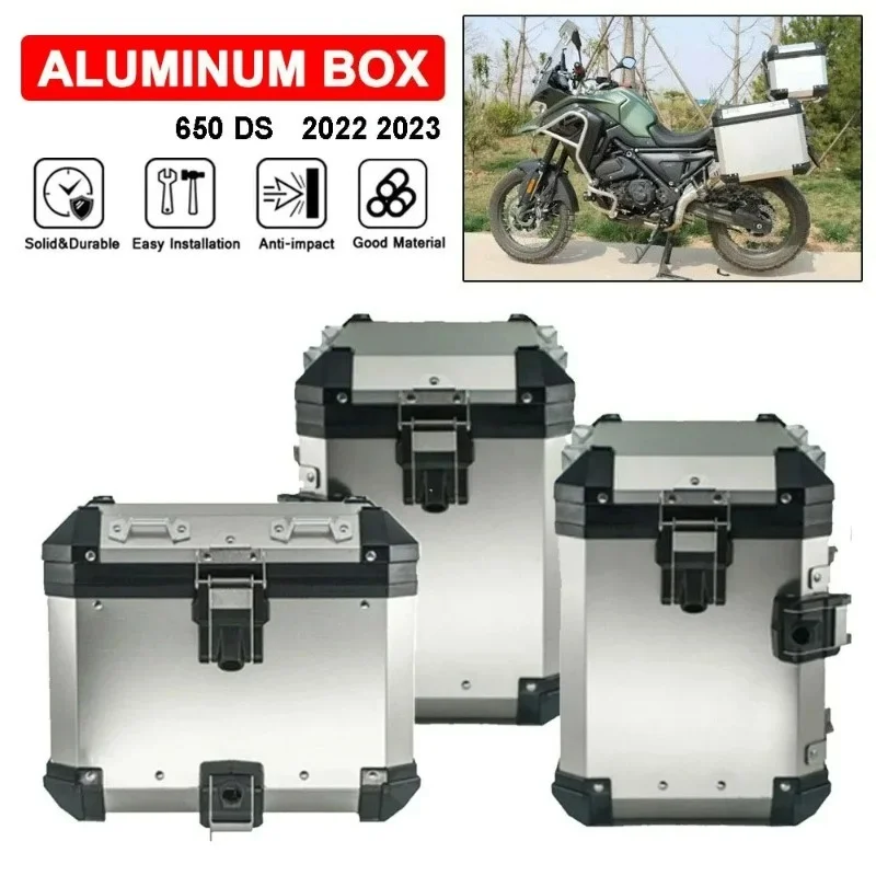 

Прочный алюминиевый бокс для хранения FORVOGE 650 DS 2022-2023