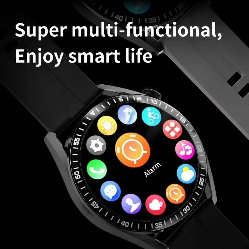 Reloj inteligente GT4 con GPS para hombre y mujer, pulsera con Pantalla AMOLED de 360x360 HD, control del ritmo cardíaco, Bluetooth, llamadas, NFC,