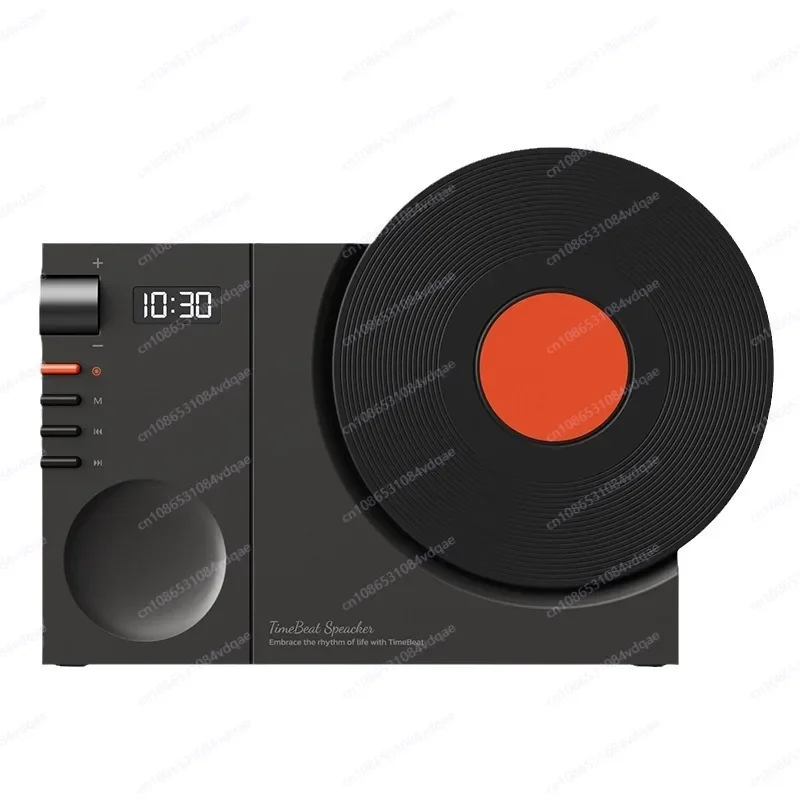 

Vinyl Bluetooth speaker, more than just decoration: built-in FM clock, nostalgic classic choice