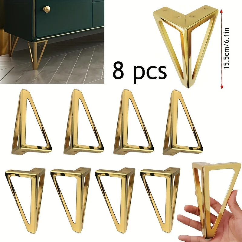4-8-個家具の脚高耐久金属製家具の足ソファキャビネットテーブル脚キャビネット脚ソファの足交換用ドレッサー用