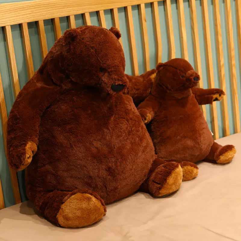 40-100cm Teddy Bear DJUNGELSKOG Plush Toys Soft Stuffed Animal Plush Bear Toy Cushion Doll Birthday Gift for Girl Soft Pillow