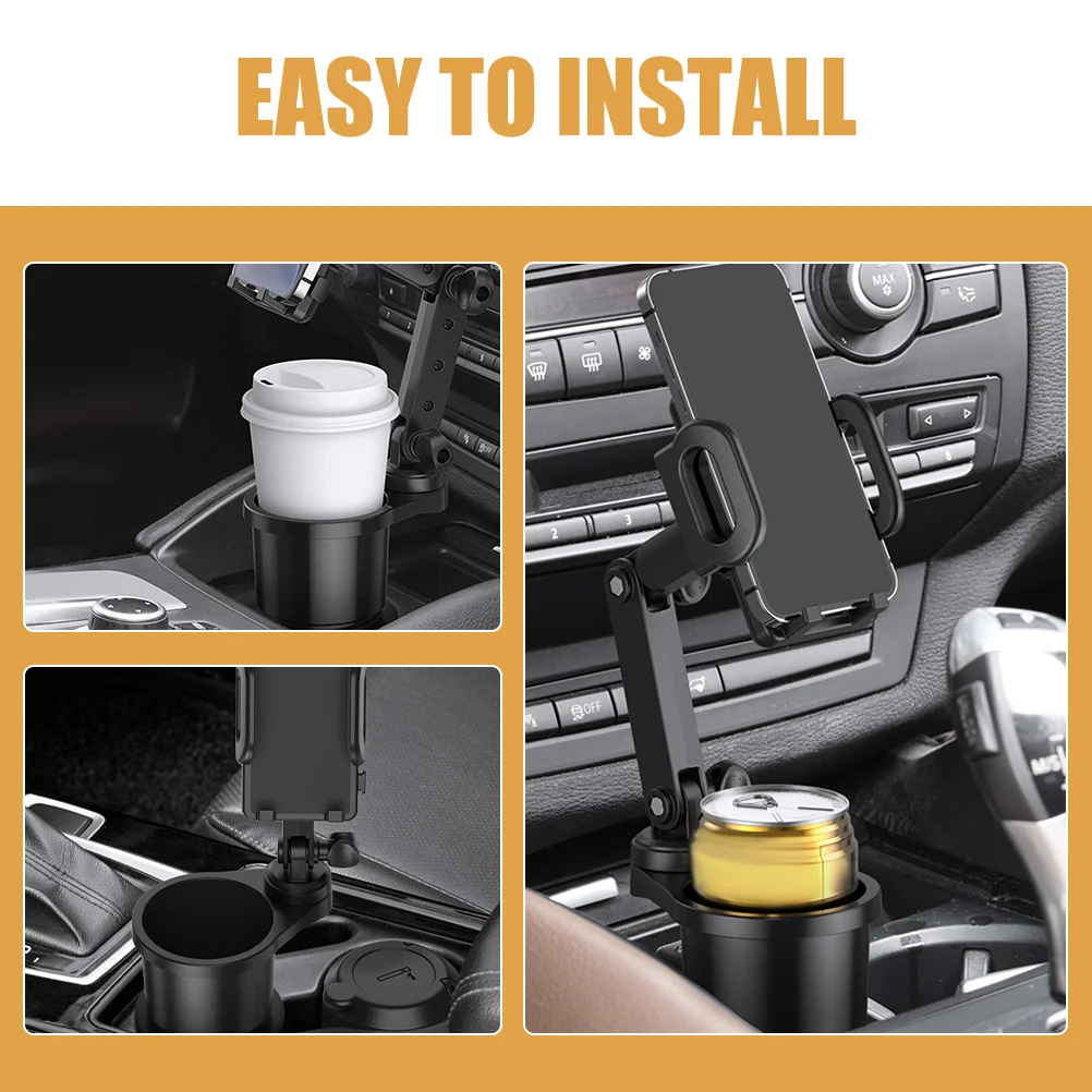 

2 In Car Cup Mount For Vehicle Phone Holder Car Cup Drink Holder Cell Phone Stand Cupholder Mount Auto Accessory