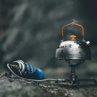 BRS Stove Survival Furnace Pocket Picnic Gas Cooker BRS-3000T Outdoor Gas Stove Mini Titanium Camping Gas Burner 25g Ultralight