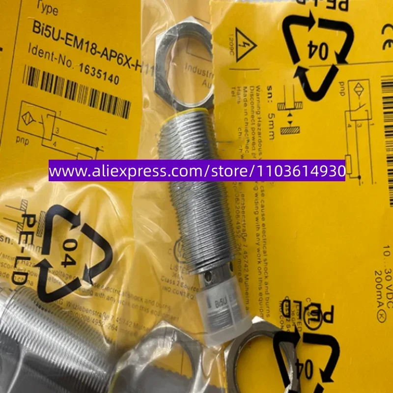 

3 шт. новый переключатель приближения BI5U-EM18M-VP4X-H1141 BI5U-EM18M-VN4X-H1141 BI5U-EM18H-AP6X-H1141 BI5U-EM18H-AN6X-H1141