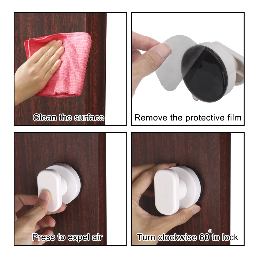 No Drilling Shower Handle Anti-slip Handrail with Suction Cup for Safety Grab in Bathroom Bathtub Glass Door Offers Safe Grip
