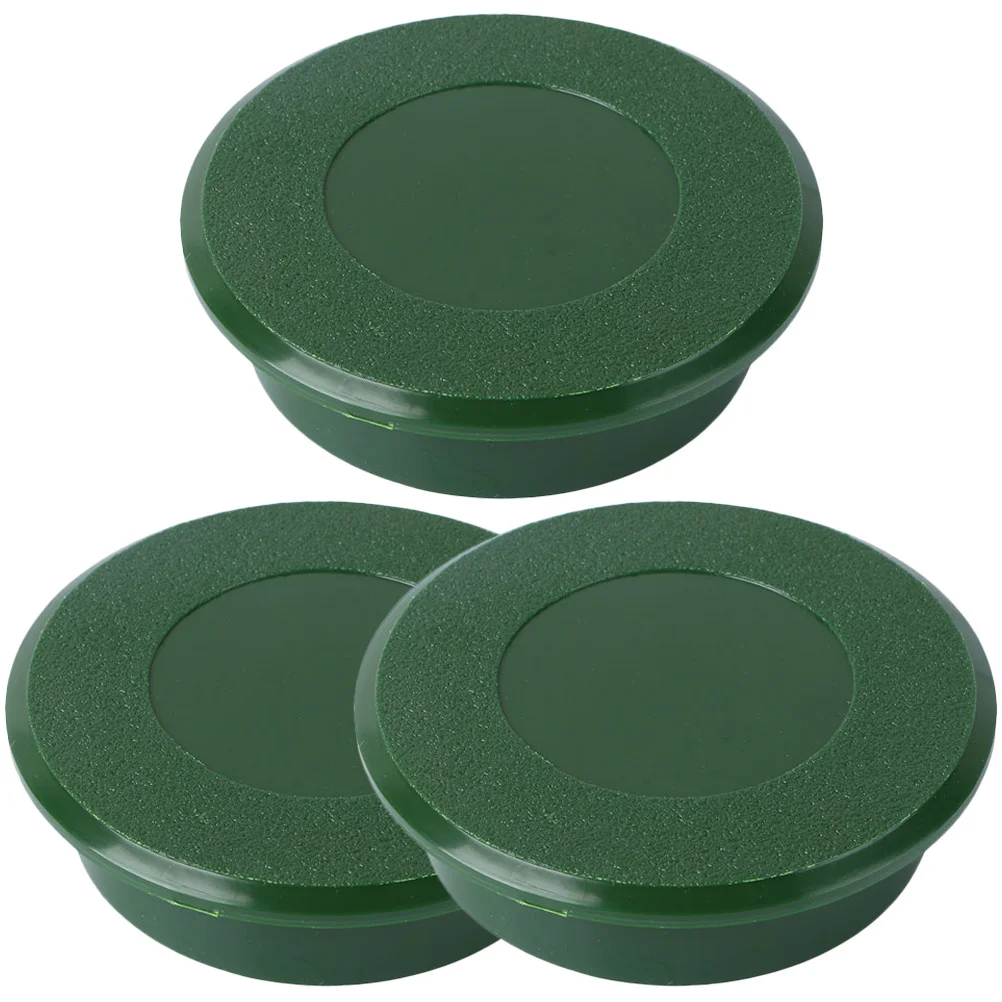 

3 Pcs Golf Hole Cup Lid Cover for Putting Green Covers Insert Practice Equipment