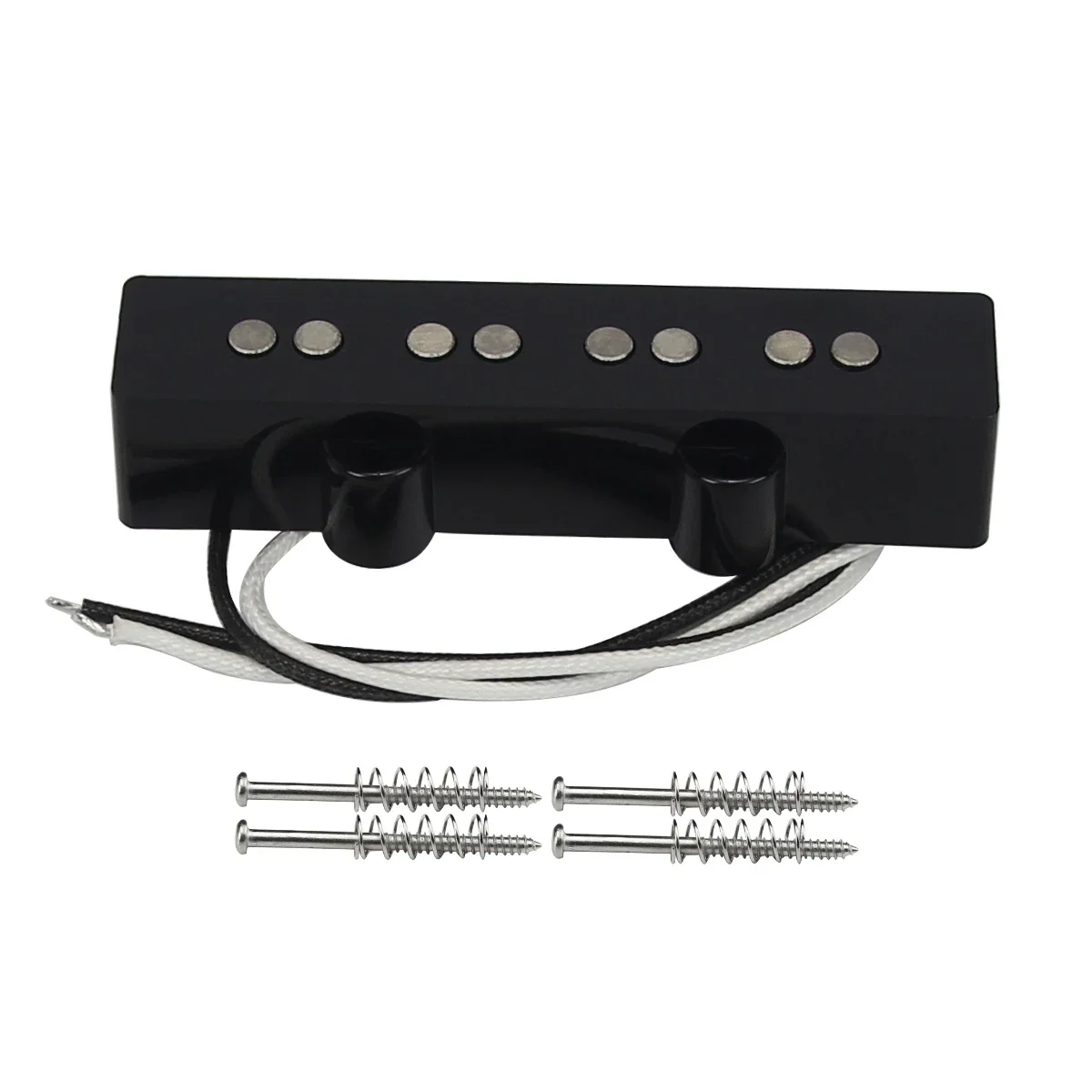 

Alnico 5 Jazz JB Bass Open Style Bass Pickup Fiber Bobbin for 4 Strings Neck or Bridge Pickup Parts