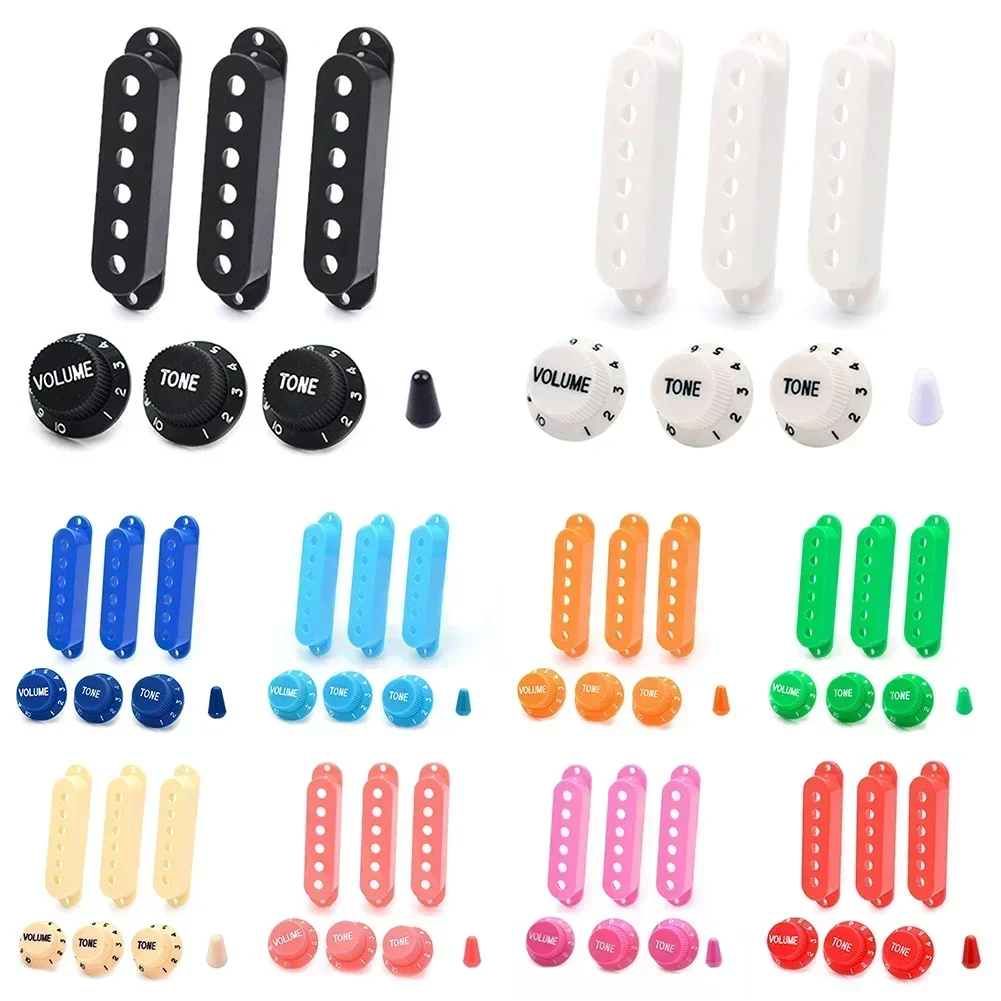 

Upgrade Your Guitar with ST Electric Guitar Pickup Covers 48/50/52MM 1 Volume 2 Tone Knob SSS Multiple Options