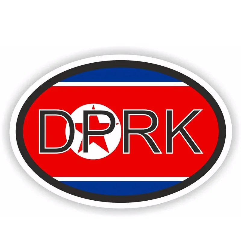 DPRK Flag Korea Country Code Funny Car Sticker Decal