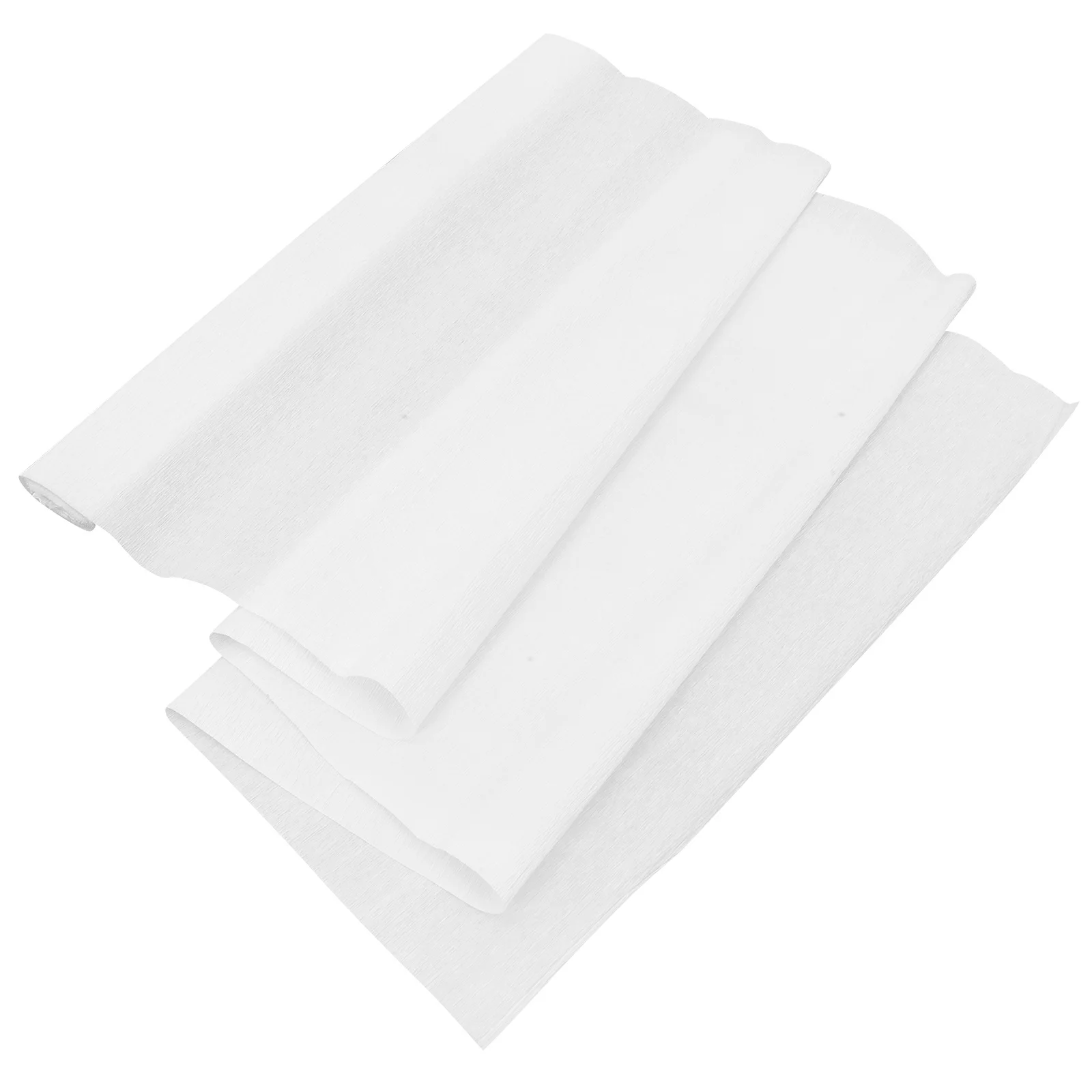 

1 Roll White Crepe Paper Soft For Diy Crafts Lanterns Flowers Wedding Decor Craft Projects Multi-Use Wrapping Paper Streamer