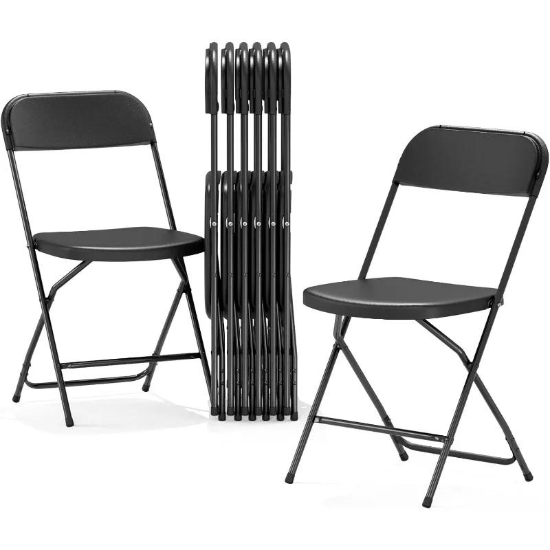 

Foldable Folding Chairs Plastic Outdoor/Indoor 650LB Weight Limit