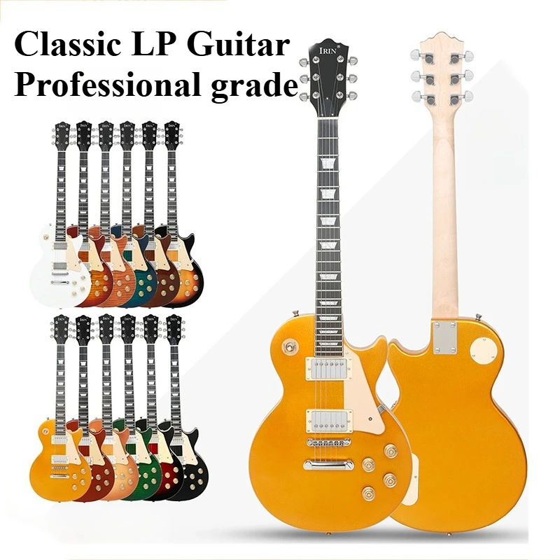 

Electric Guitar Beginner Classic 22 Frets Professional Grade LP Guitar Teaching Performance Accompaniment Closed Knob Instrument