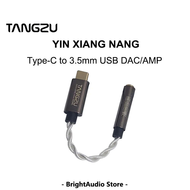 TANGZU YIN XIANG NANG USB DAC APM amplificador de auriculares SPV4040 chip de decodificación tipo C a adaptador de Audio de 3,5mm PCM384Khz/32bit
