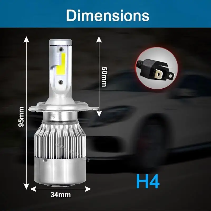 H4/9003 Replace Motorcycle Headlight For Suzuki GSXS 750 2015 2016 2017 2018 2019 2020 2021 Ice Blue High Low Beam Plug And Play