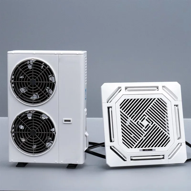 1 Set Simulation Air Conditioner Outdoor Unit for 1/12 1/14 Scene Decoration Home Appliances Miniature Model