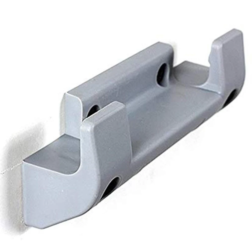 Bracket Holder Garden PVC Reel Holder Tidy Pipe Wall Mounted With 4 Screws 14.5*3.9*6cm Fixing Bracket Brand New