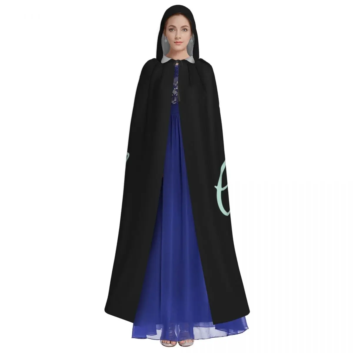 Quilty As Charged Long Hooded Cloak Witch Medieval Costume Cosplay Cape HalloweenVampire Adult Unisex