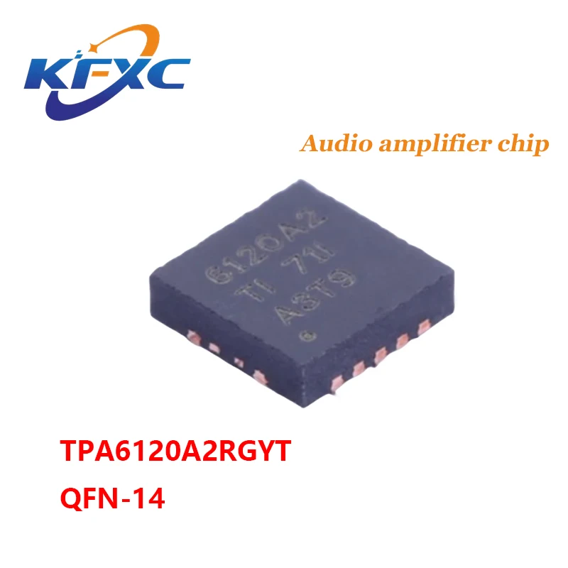 TPA6120A2RGYT silk screen 6120A2 package QFN-14 audio amplifier chip new original