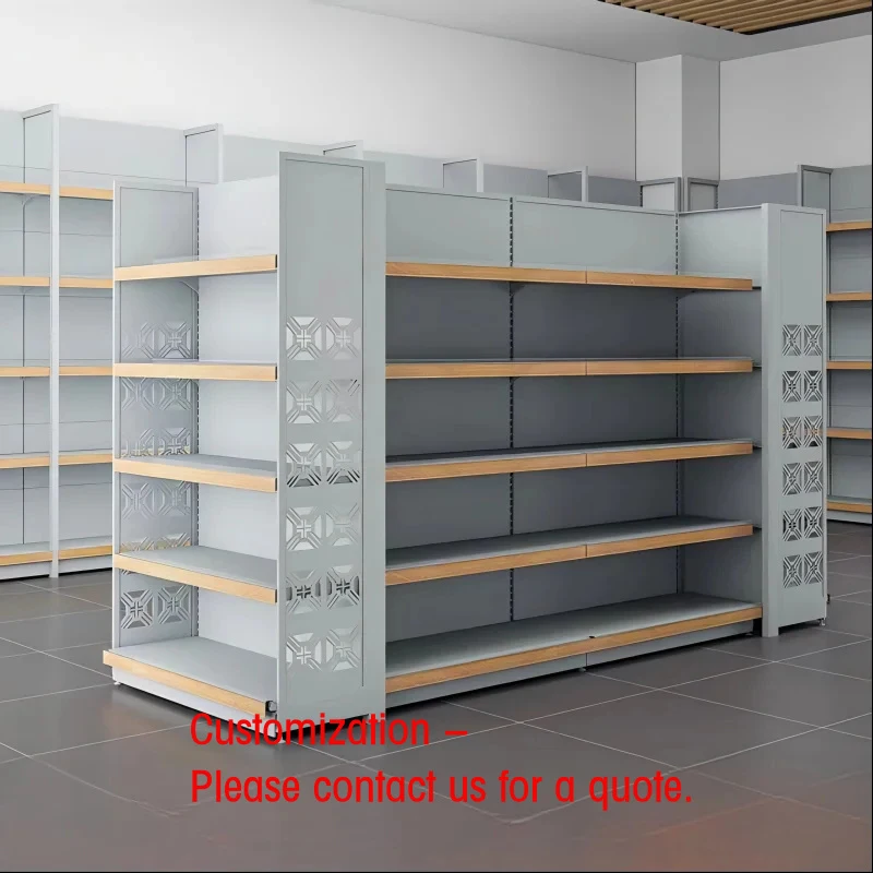custom.Supermarket Shelves Display Racks Large Supermarkets, Hardware, Convenience Stores, Single and Double-sided Island Ra