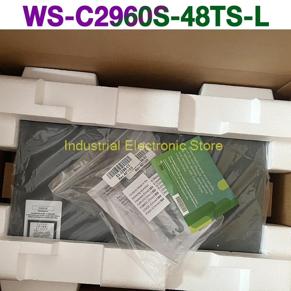 

New Network Switch 48-Port Gigabit 4SFP Optical Port Management WS-C2960S-48TS-L
