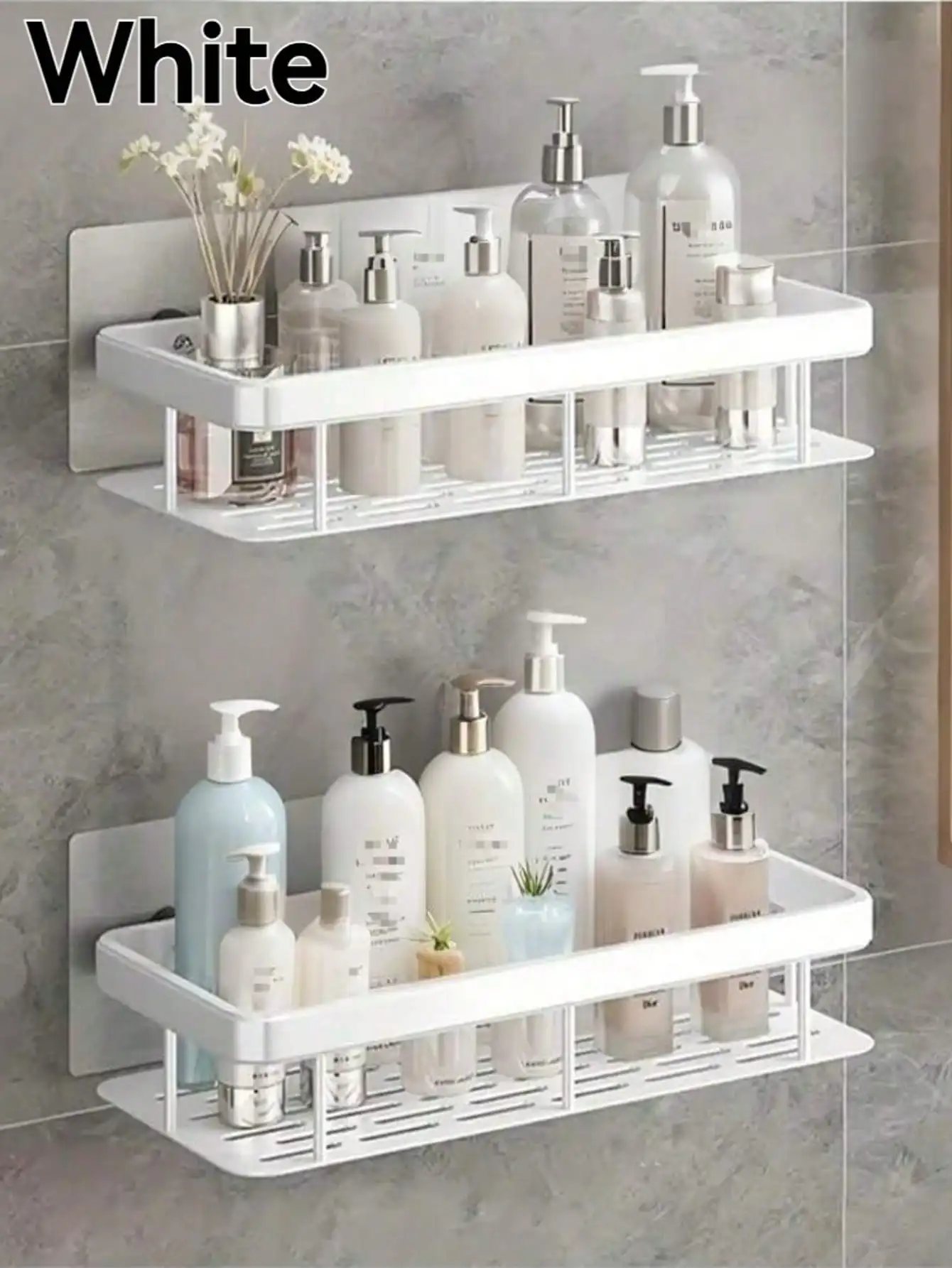 No-Drill Corner Wall Rack 7