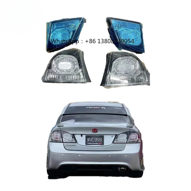 High Quality Car taillight left and right rear taillight combination set source factory direct for FD2 Honda Civic 2006-2011