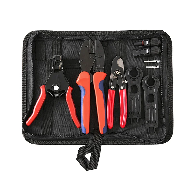 Imagem -06 - Solar Alicate Crimping Tool Kit Alicate de Corte Decapador de Fio Chave de Conector pv 2.5 mm mm mm