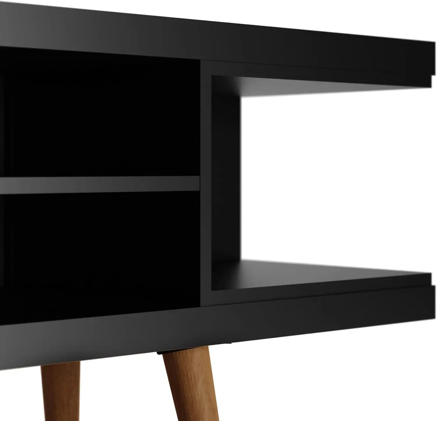 Utopia 70.47" Freestanding Entertainment Center for Living Room Mid Century Modern TV Stand with Shelves Storage Media Holes