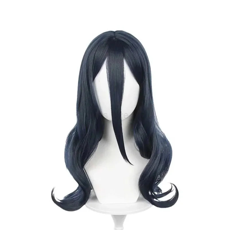 

Wind circuit breaker Sugishita Kyotaro cosplay wig long deep blue heat-resistant synthetic hair cosplay prop W 240801