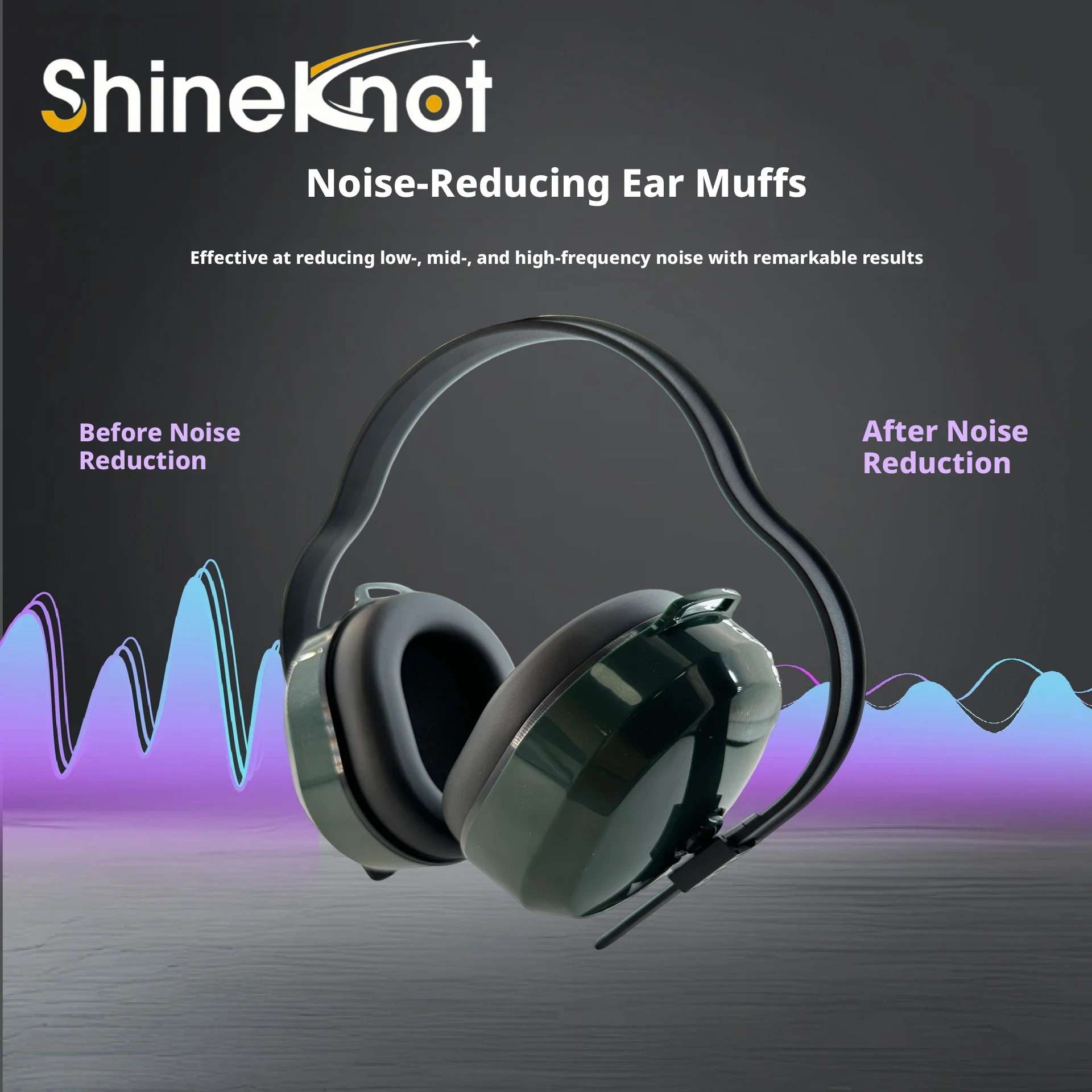 SHINEKNOT Noise Reducing Earmuffs For Sleep Dormitory Learning Headphones Industrial Noise Reducing Earmuffs