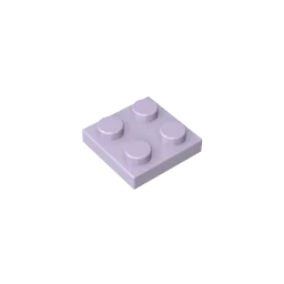 Gobricks GDS-509 Platte 2 x 2, kompatibel mit Lego 3022 Teilen für Kinder, DIY-Baustein, Partikelplatte zum Selbermachen