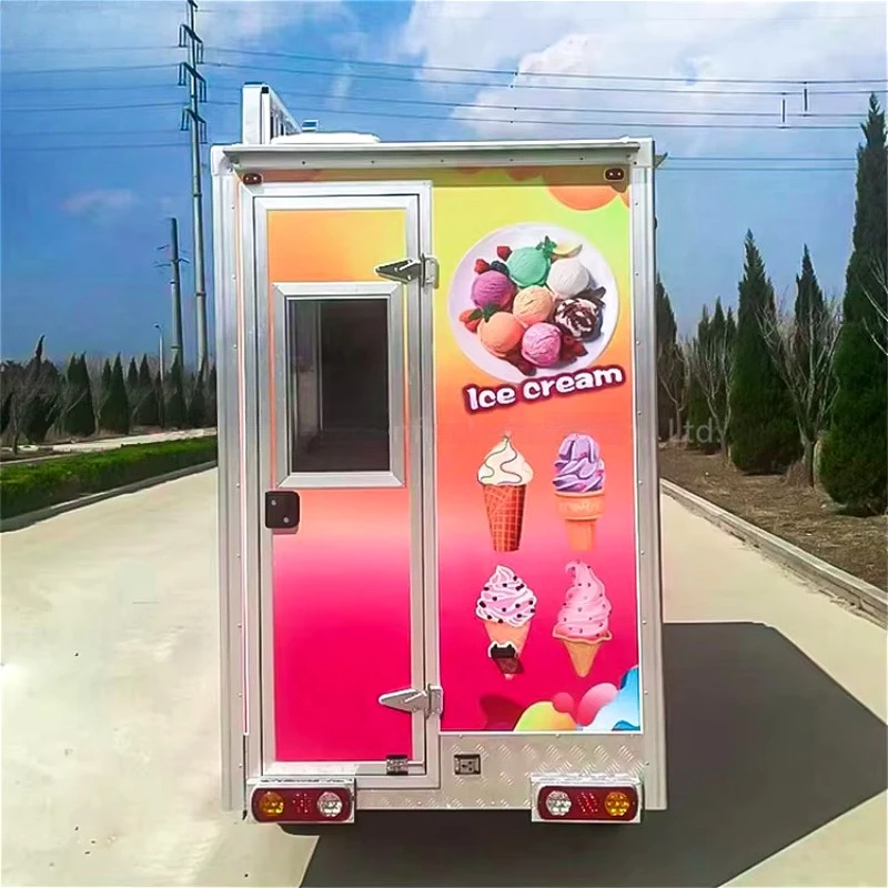 

Gourmet Street Food Vendor Cart Mobile Dining Truck Fast Service Trailer Festival Catering Vending Solution