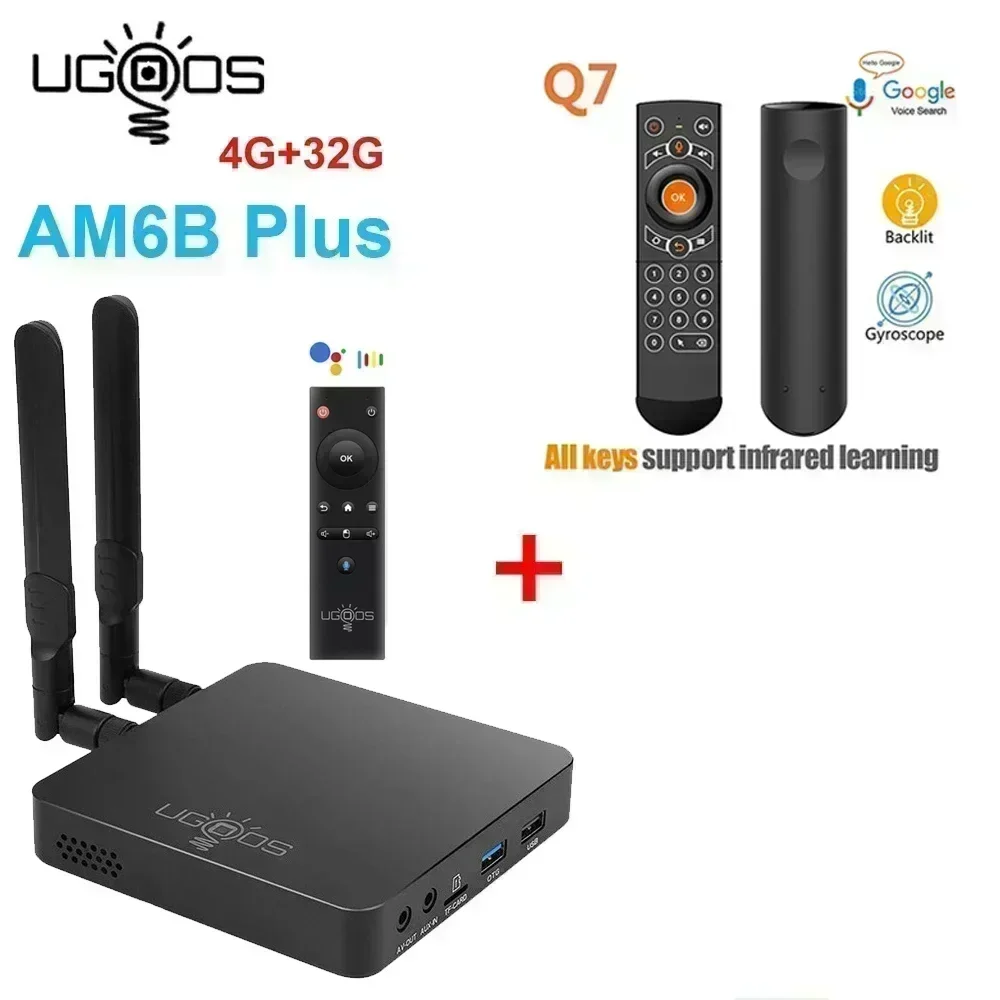 Ugoos AM6B plus Amlogic S922X-J Android 9 Smart TV Box 4GB DDR4