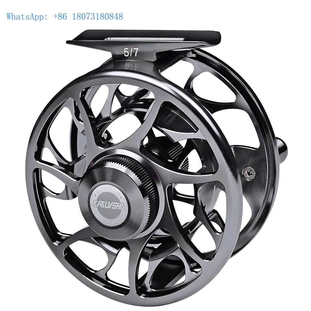 

Adjustable Drain Sealed Fishing Reel Zhongtong Rock Role Wheel Front Wheel Fly Fishing Wheel Carretes