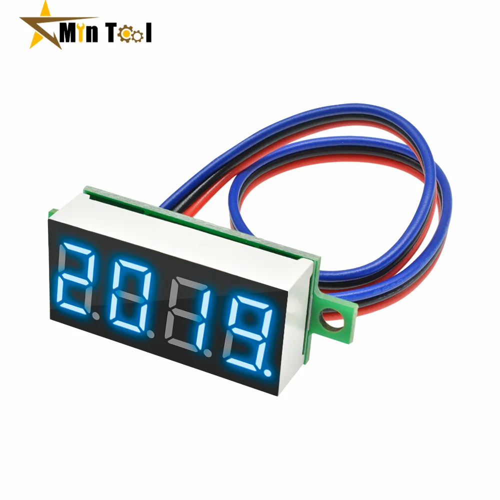 0-100 0.0,36 "ini ini igital ololtmeter 4 igigit eter eter ololtage eter meter lecanel leclectric ololtage ester éster auauge ire ire para leclectrician ool ool