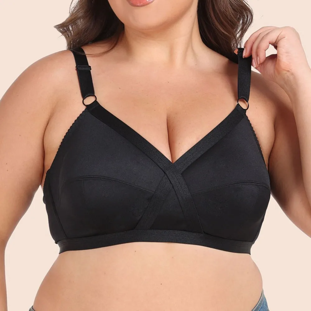 Wireless Bralette Womens Bras Push Up Bra Soft Unpadded Brassiere Ma'am Sexy Lingerie Underwear 75-125 CDDDEFGH