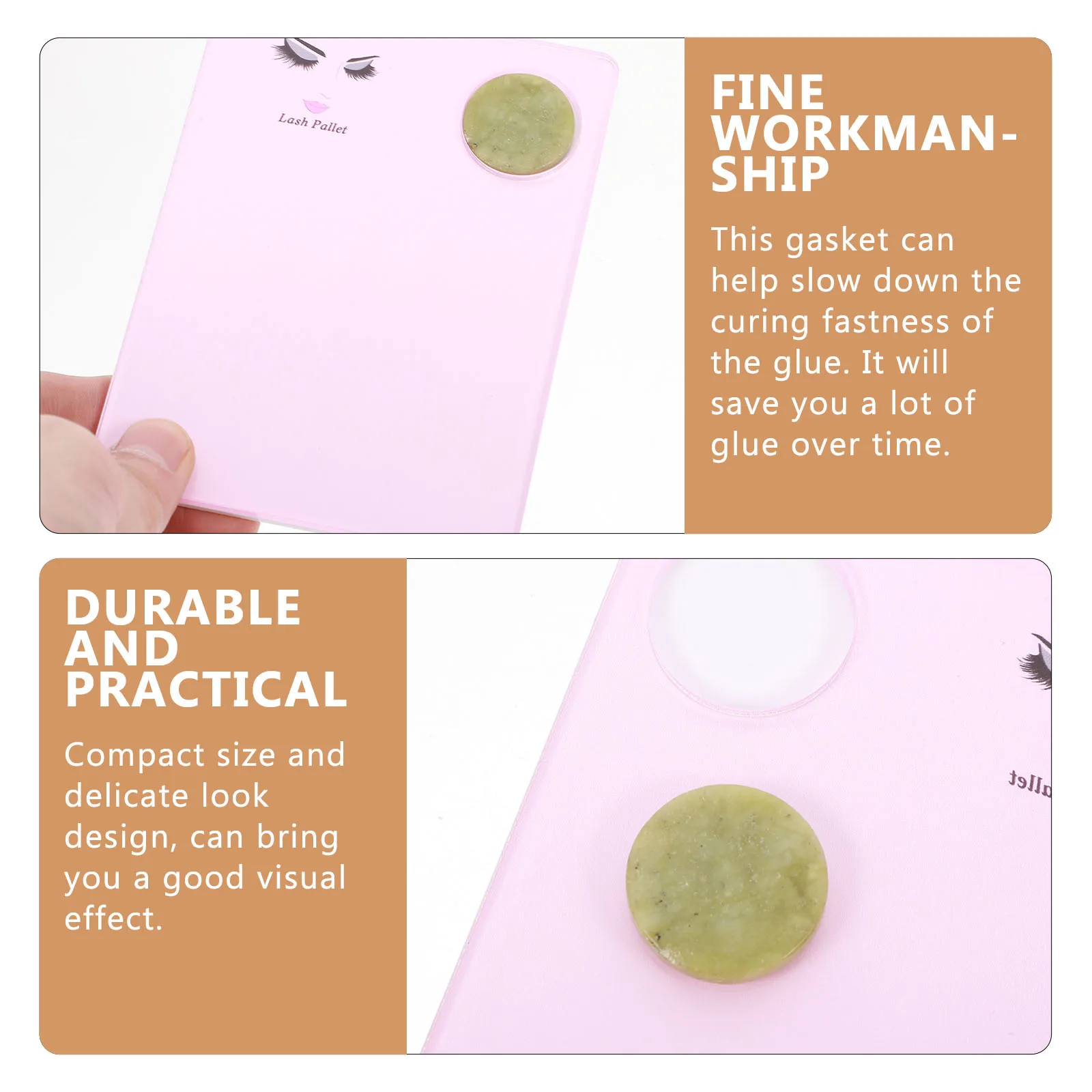 

Пластина для прививки ресниц, прокладка для ресниц, инструмент для салона красоты, удлинитель, компактный размер, экономит время клея, подходит для салона