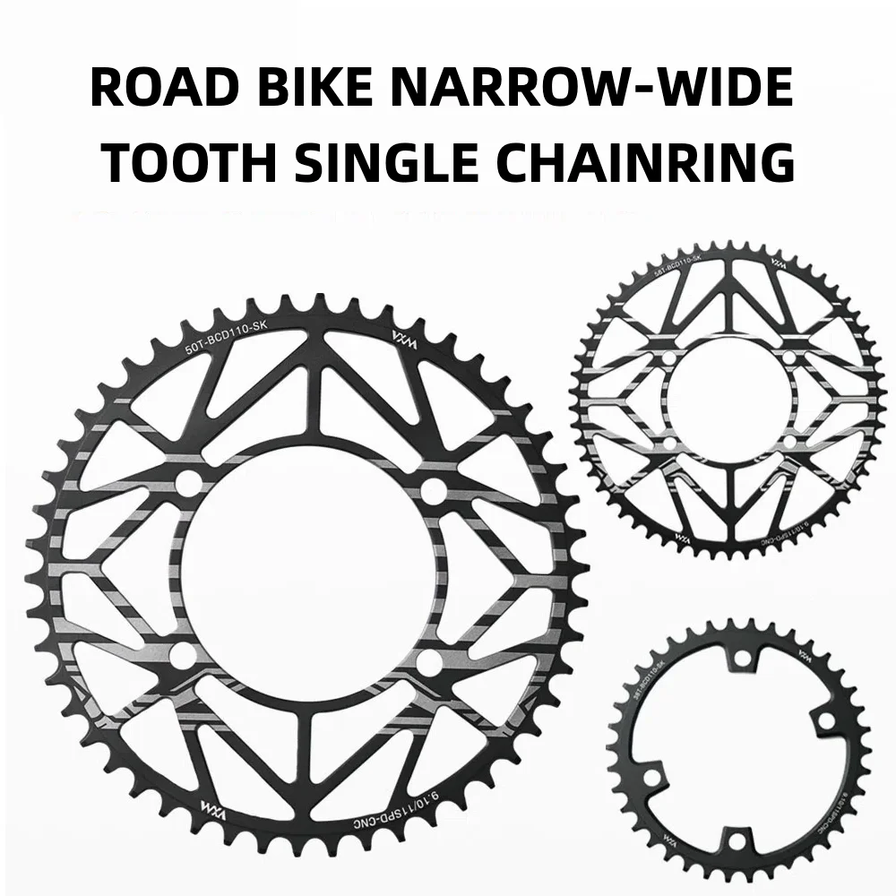 

Дорожный велосипед 110BCD4, коготь с отверстием, узко-широкий зуб, односкоростная зубная пластина, звездочка 36T-58T, совместимая с 5/R7/8000