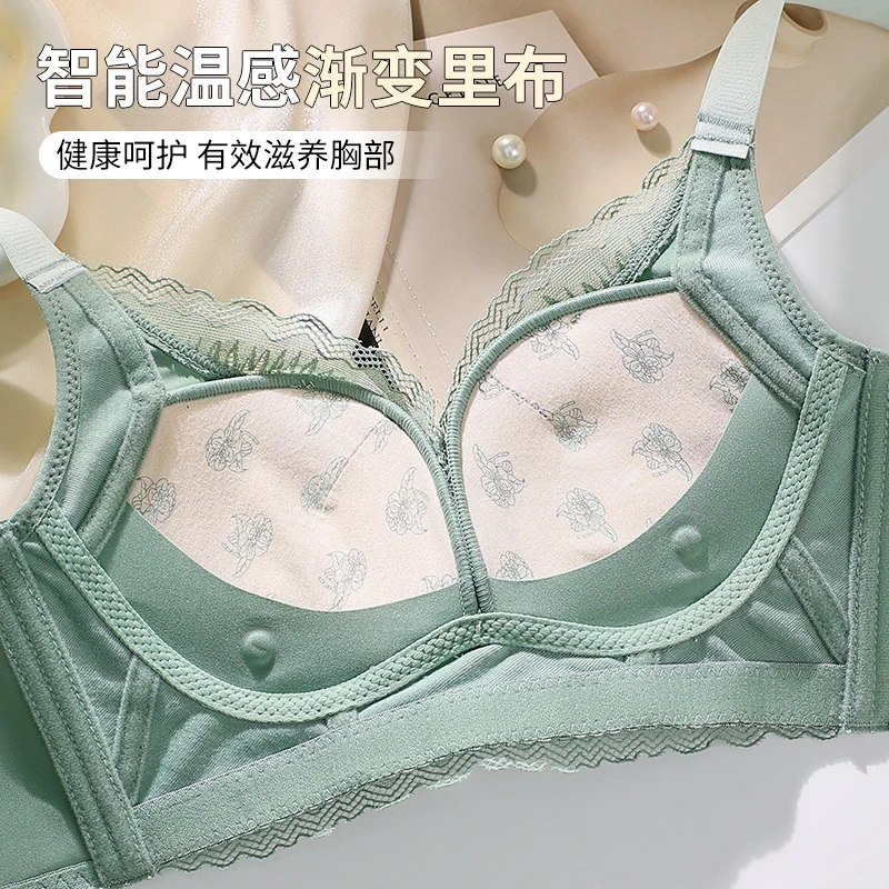 No Steel Ring Push Up Small Breasts Gather And Appear Larger Underwear Women Prevent Sagging Adjusted Type Sexy Bra