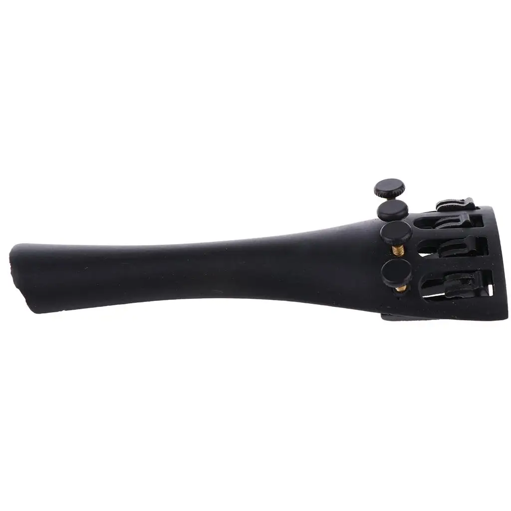 Violin Parts Tailpiece Aluminum Alloy Built in Fine Tuners Accurate Pitch Smooth Action for