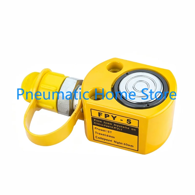 5T Ultra-Thin Hydraulic Lifting Jack Portable Separate Hydraulic Booster Hydrocylinder Oil Cylinder